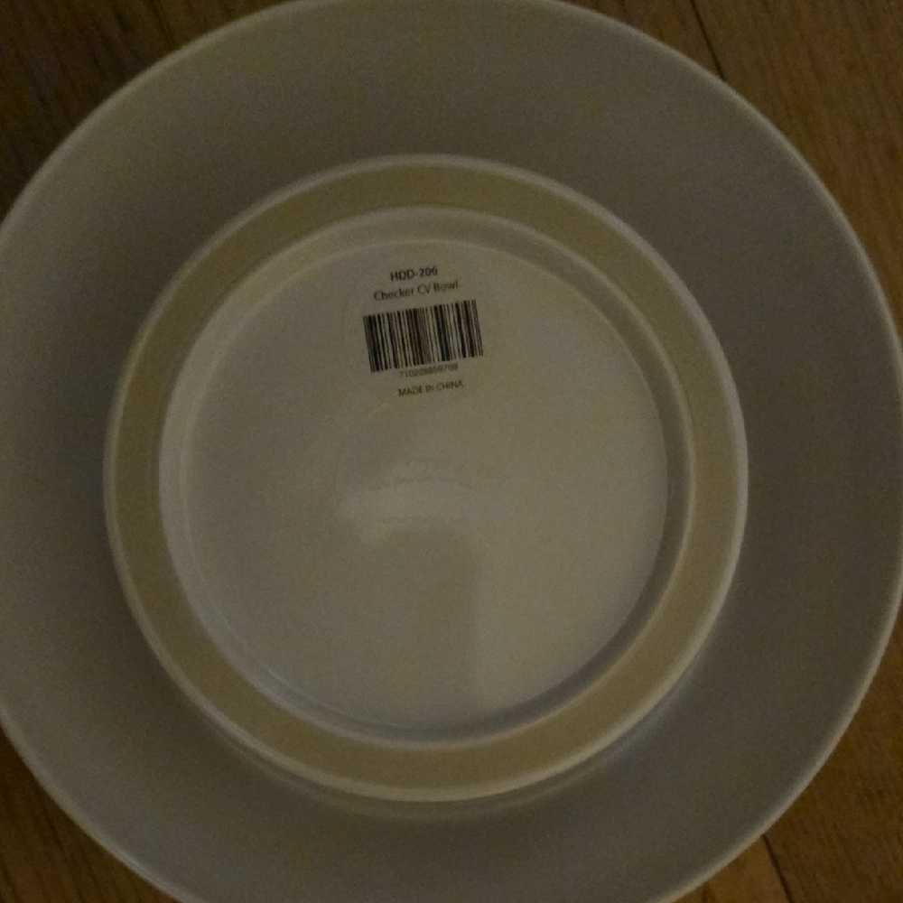 NEW Chewy Vuiton Checkered Pet Bowl - Picture 3 of 4